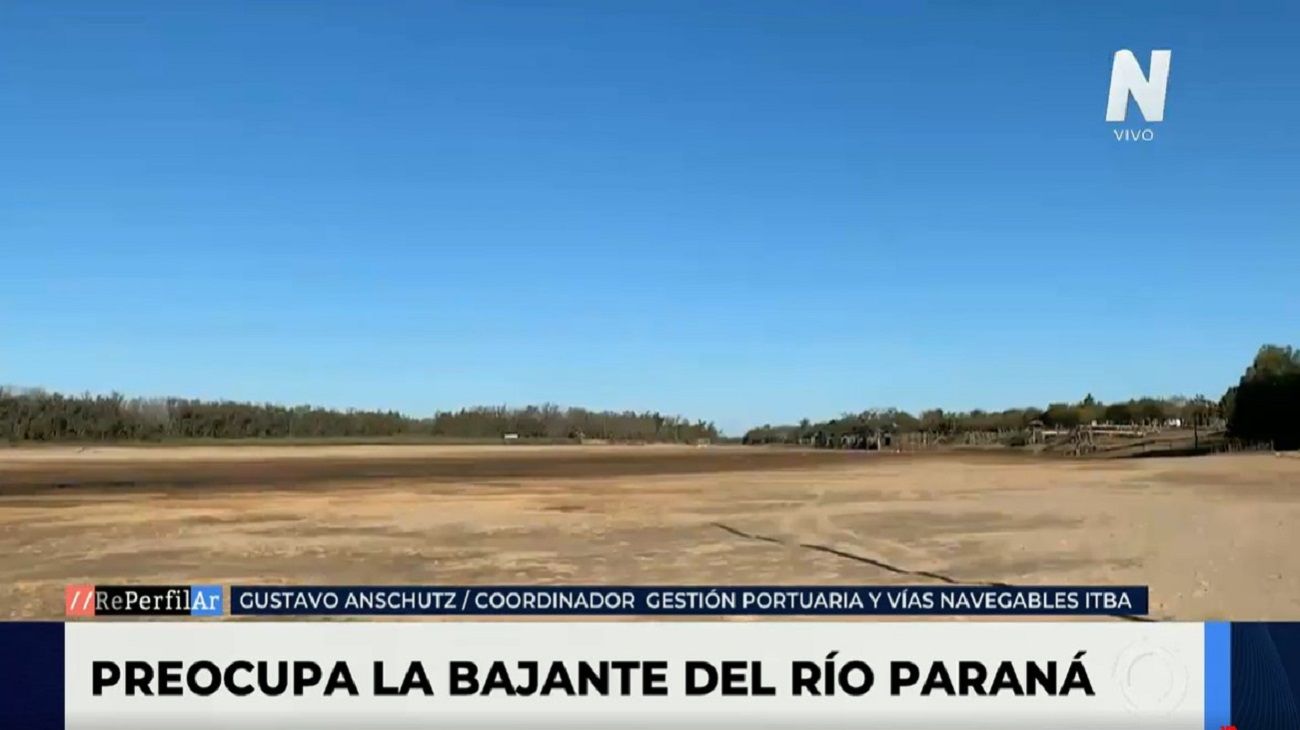 Bajante del rio Paraná: crece la preocupación por el impacto económico y del medio ambiente