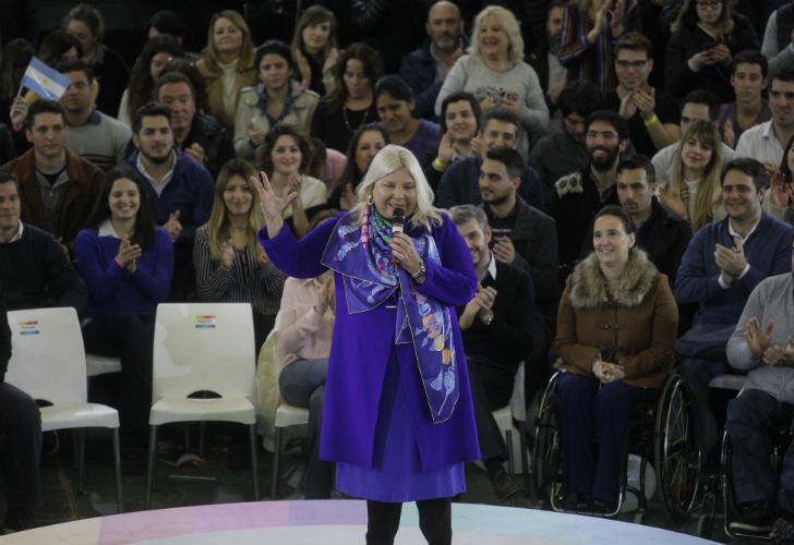 Carrió baja su perfil tras los exabruptos en el Caso Maldonado