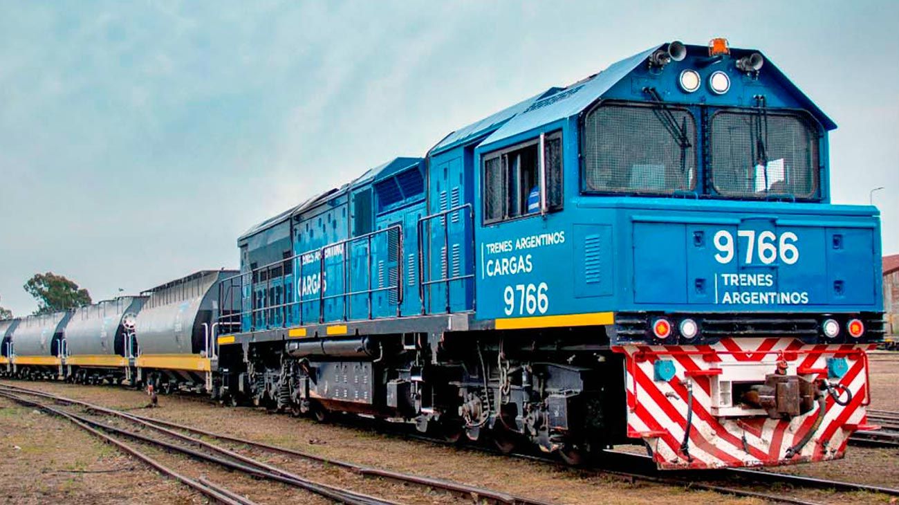 Los trenes de carga lograron récord en el Estado