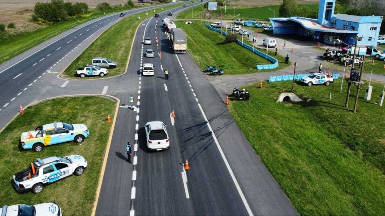 Fin de semana largo: refuerzan los operativos de control en las rutas hacia la Costa Atlántica