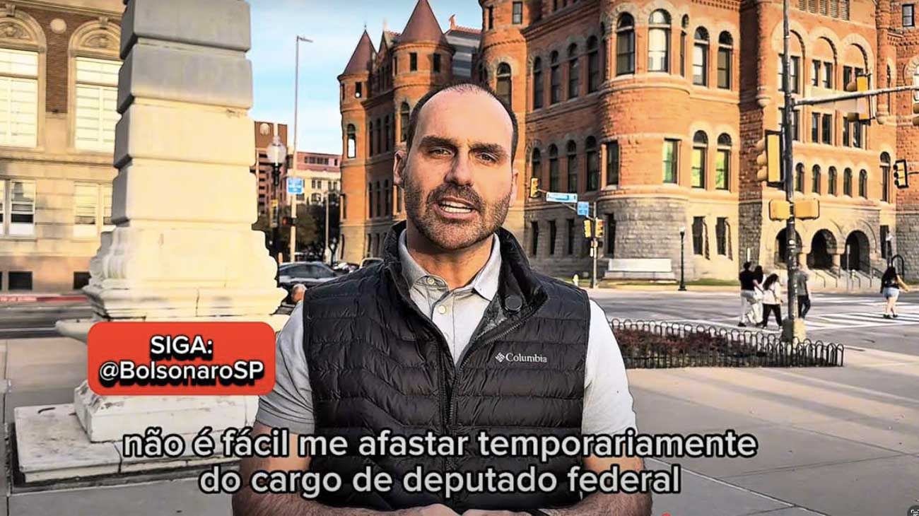 El hijo de Bolsonaro que opera desde Washington contra los jueces