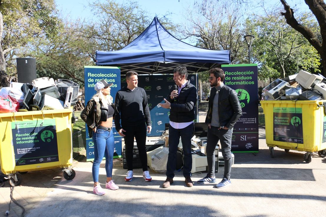 San Isidro recolectó residuos electrónicos para reciclar y reducir la contaminación