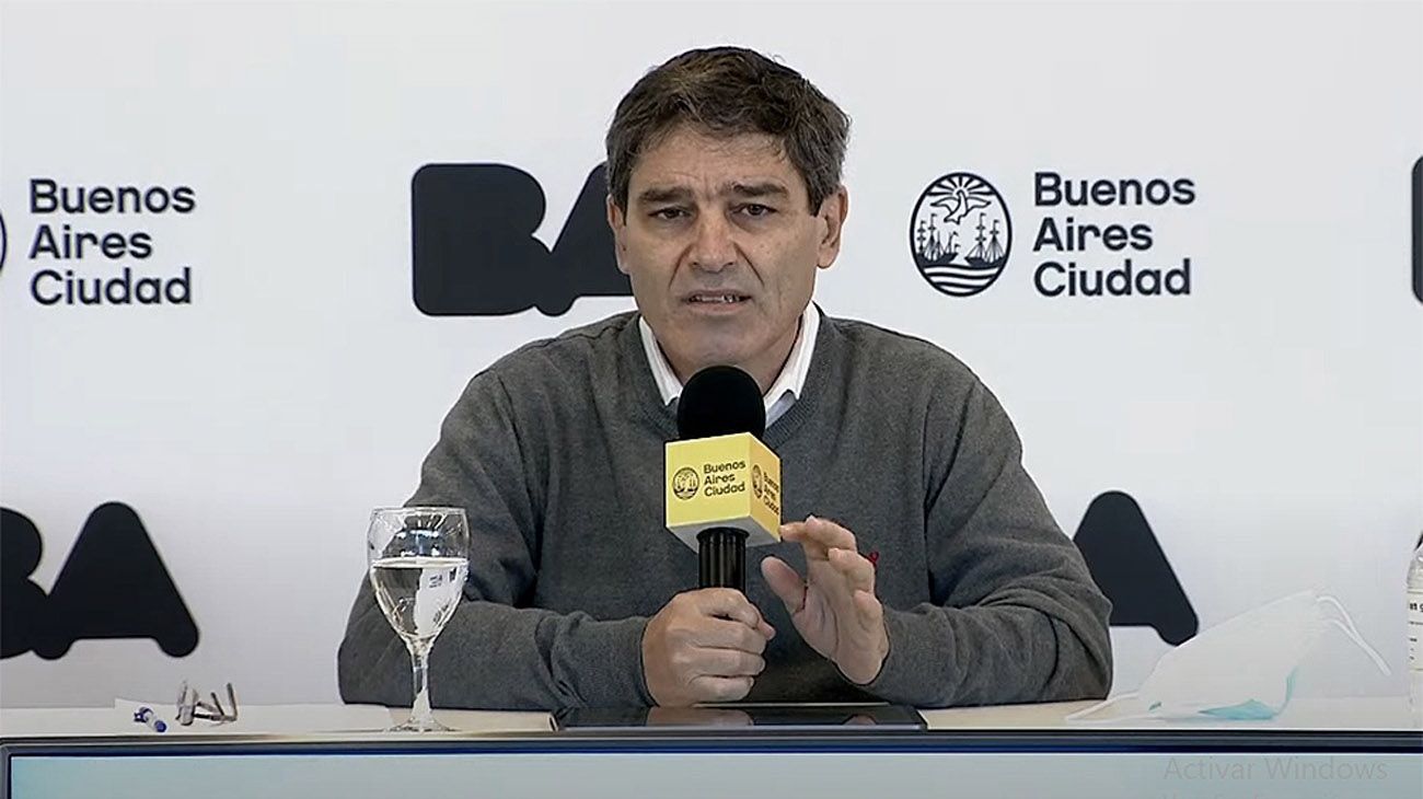 Fernán Quirós: “El número de casos de coronavirus en la Ciudad está relativamente estable"