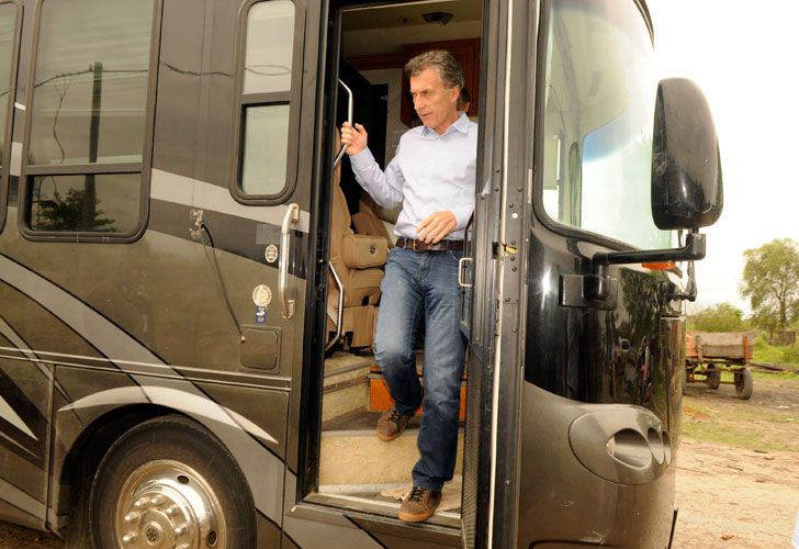 El Macrimóvil | El líder del PRO ahora recorre el país con un motorhome