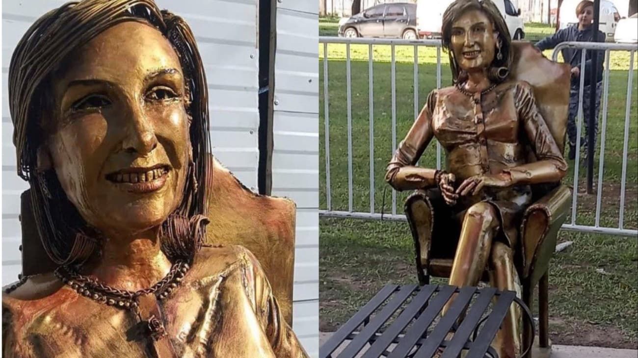 Mirtha Legrand ahora tiene dos estatuas en su pueblo natal: qué dijo la Chiqui del homenaje