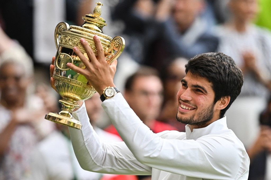 Carlos Alcaraz pudo con Novak Djokovic y se consagró campeón en Wimbledon