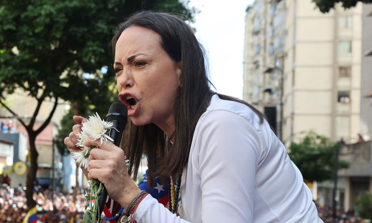 María Corina Machado: "El régimen venezolano está fracturado, el momento de actuar es ya"