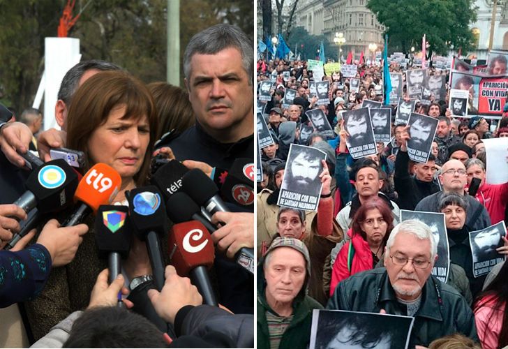 Bullrich, cada vez más complicada: "La búsqueda de Maldonado es la más difícil"