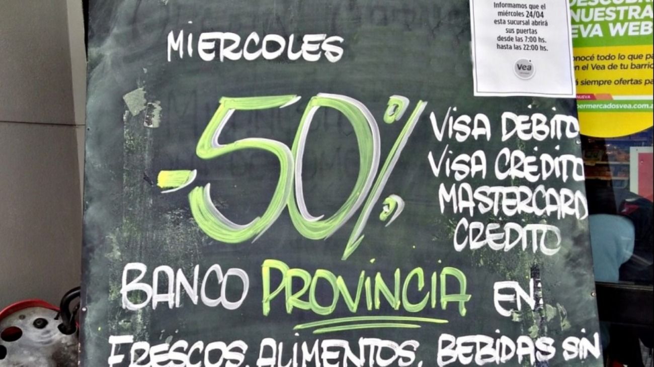 Finalizó la promoción del Banco Provincia de los miércoles al 50%: la continuidad depende de Kicillof