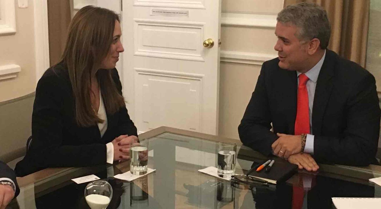 Vidal se reunió con el presidente de Colombia para hablar sobre narcotráfico