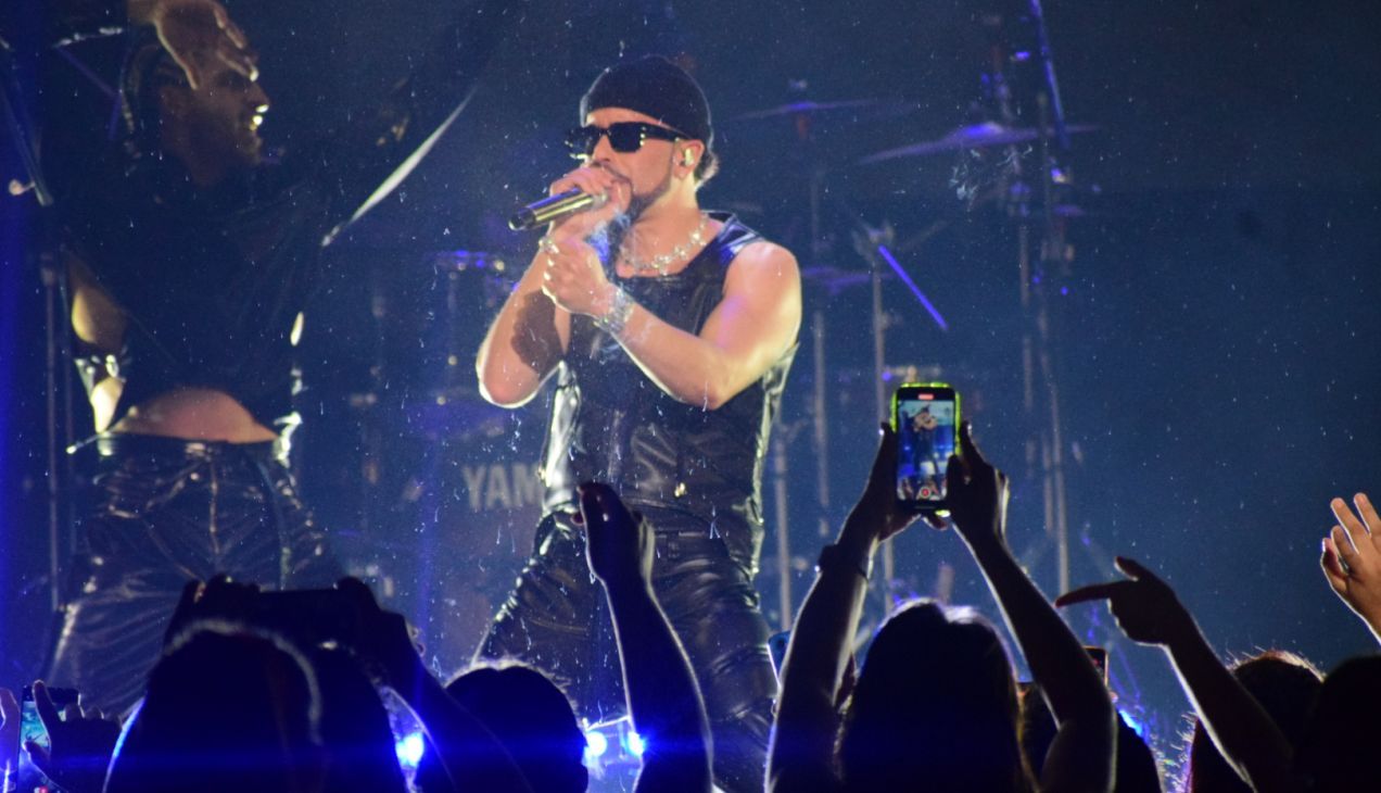 Yandel recurrió a los temas que compuso con Wisin para hacer bailar al público que lo acompañó en el Luna Park