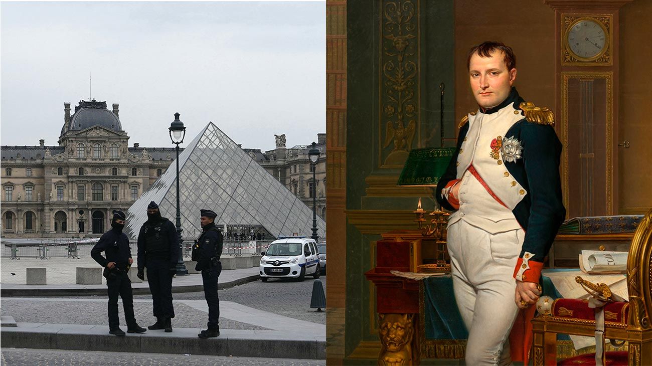 Robaron las joyas de Napoleón en el Louvre: espectacular golpe en 7 minutos y el museo estará cerrado por 24 horas