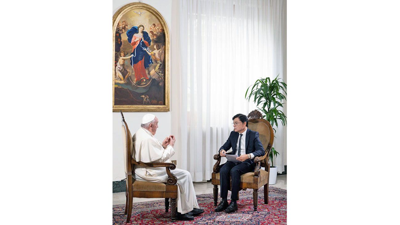 El Papa con Fontevecchia: Economía