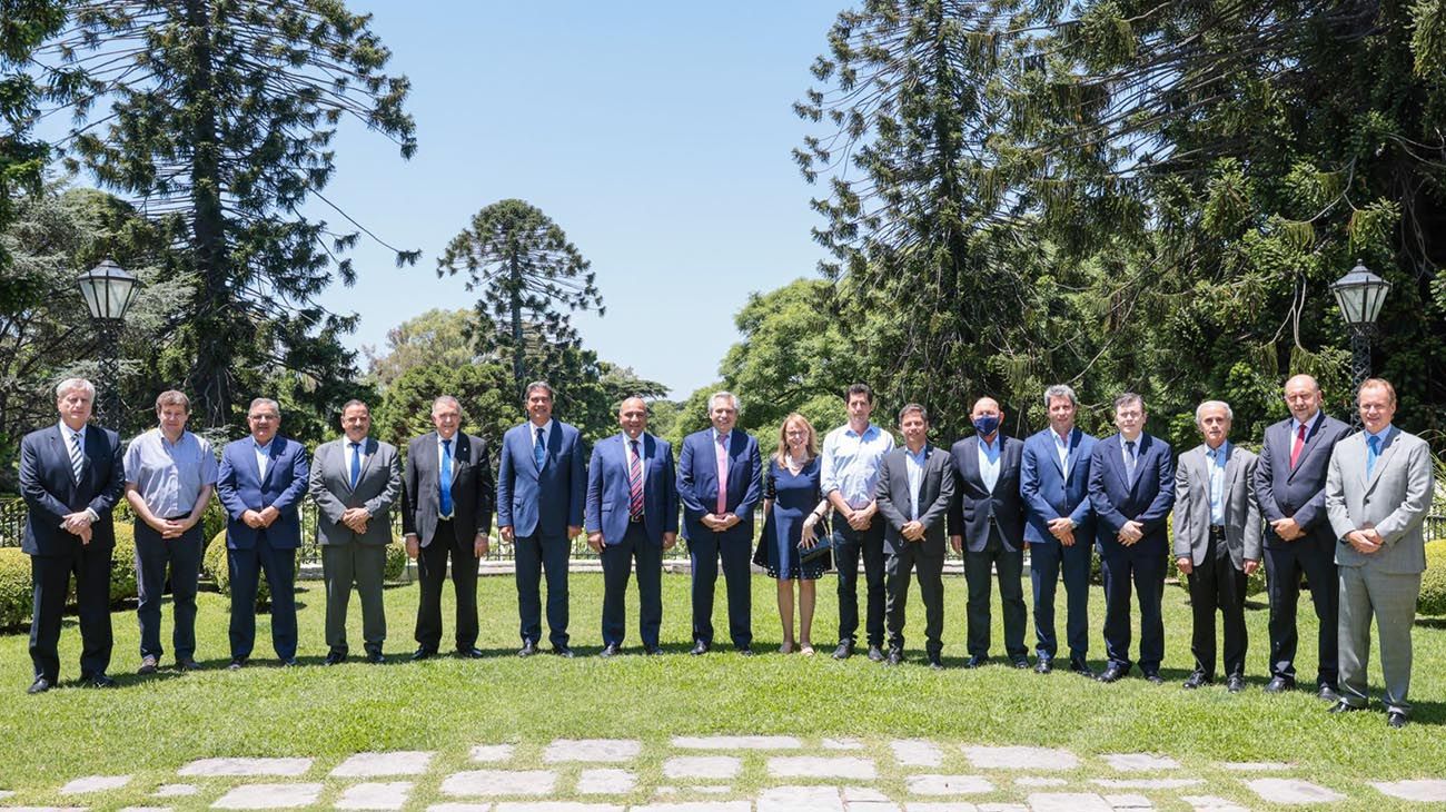 Tras el rechazo al Presupuesto 2022, Alberto Fernández se reunió con gobernadores aliados