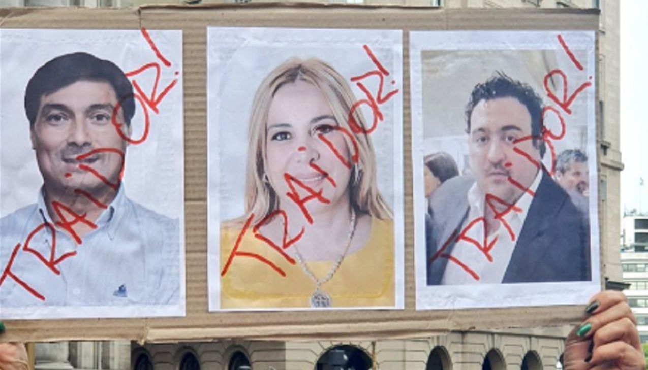 En la marcha de Macri, la gente de acordó de los "traidores" de Juntos por el Cambio