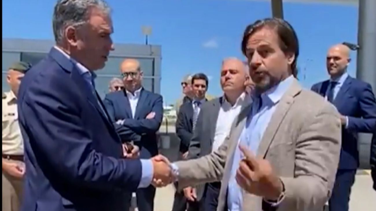 Lacalle Pou cruzó a un líder opositor en un evento empresarial: "Tratá de cuidar los modales"