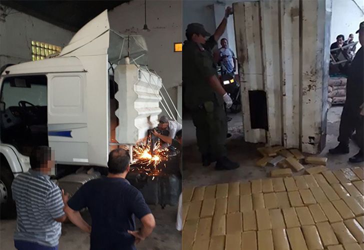Detuvieron al jefe de una banda narco con 270 kilos de marihuana