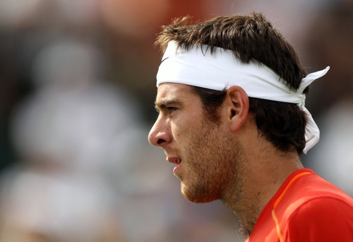 Del Potro, en semis sin traspirar