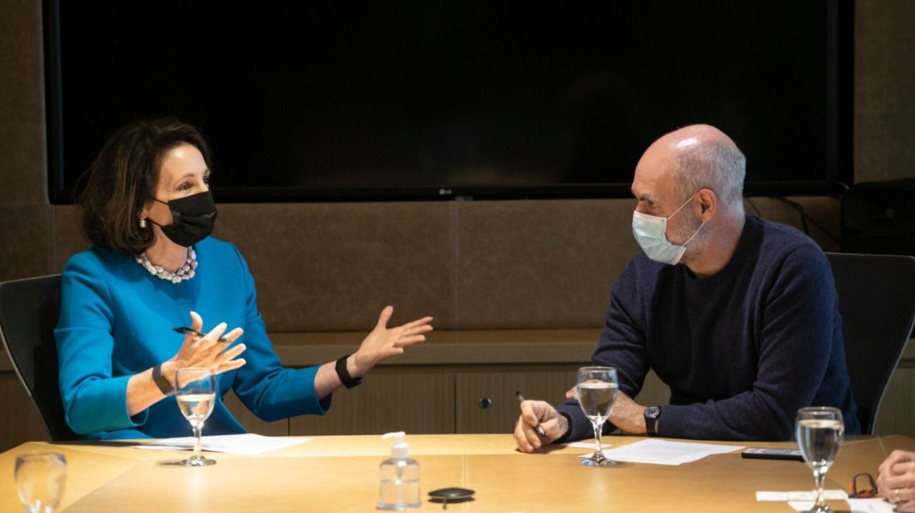 Horacio Rodríguez Larreta dialoga con EE.UU. para comprar vacunas y destrabar el envío de AstraZeneca