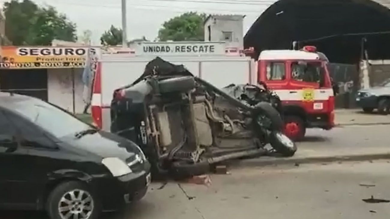 Difunden el video del choque múltiple en José C. Paz en el que murieron tres personas