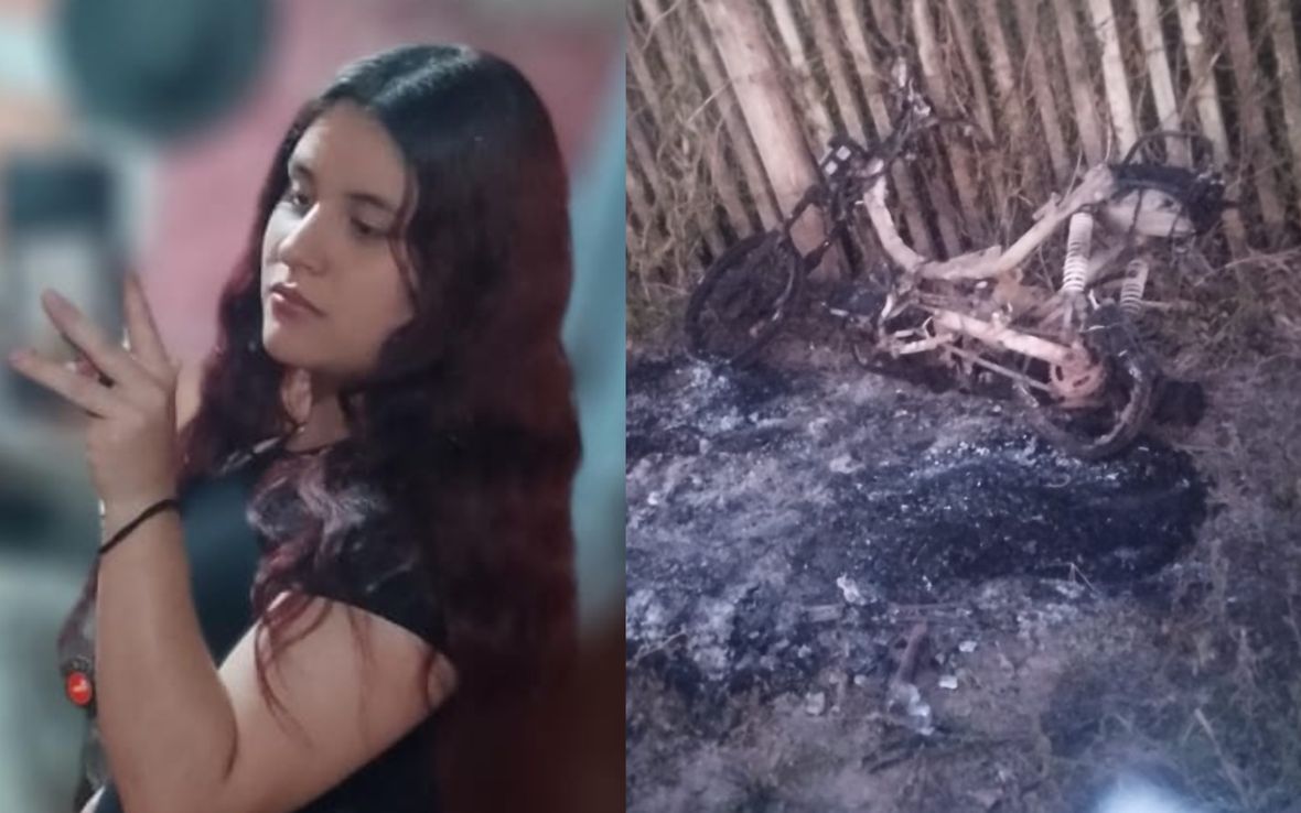 Buscan a una joven en Chaco: hallaron su moto calcinada en una casa abandonada y hay un detenido