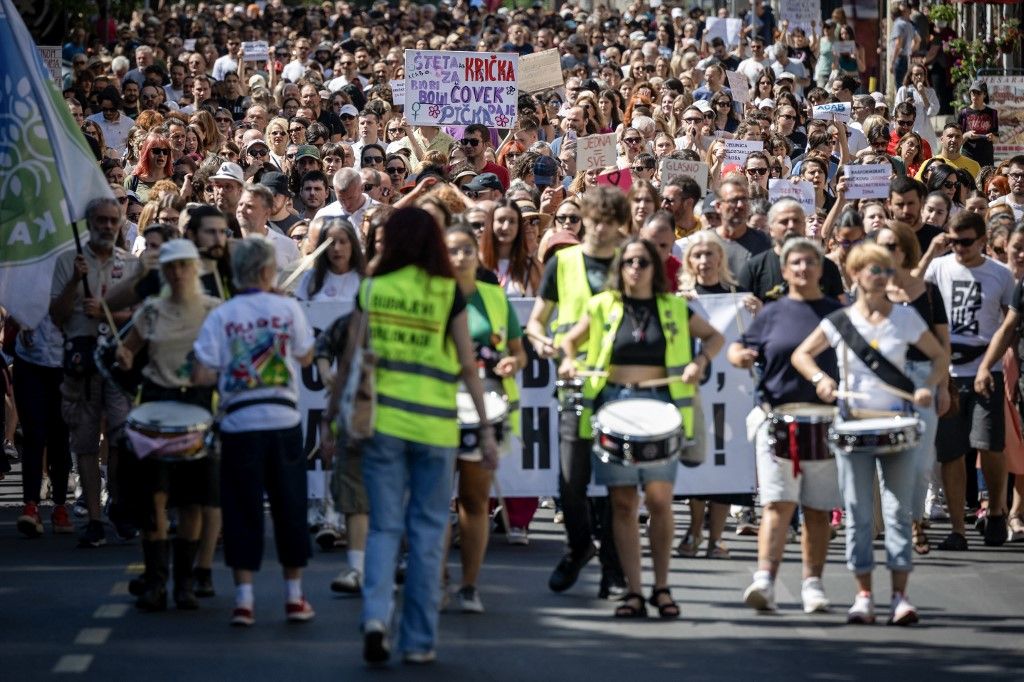 Los próximos pasos de los manifestantes en Serbia