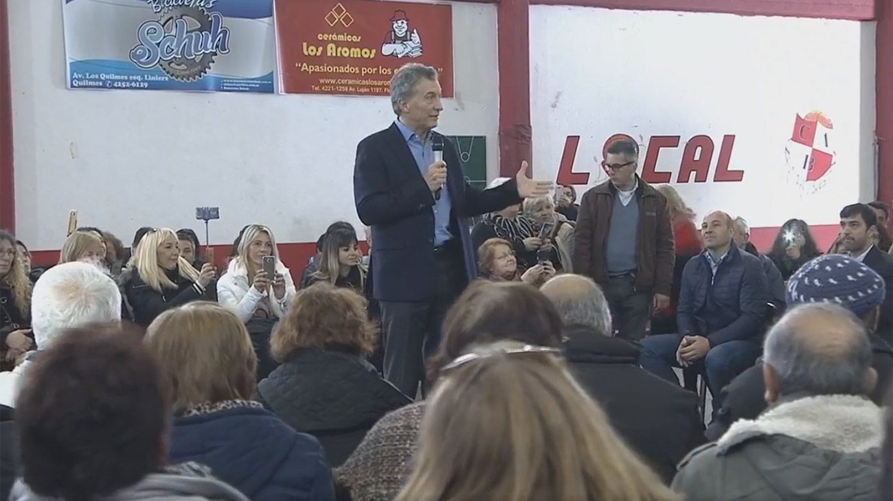 Mauricio Macri: "Hay que recuperar la guita que nos afanaron"