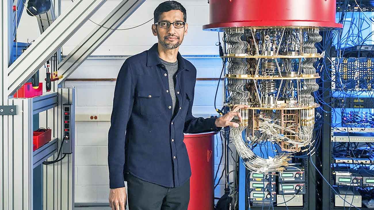 Para el CEO de Google, aún falta para crear computadoras cuánticas que funcionen bien