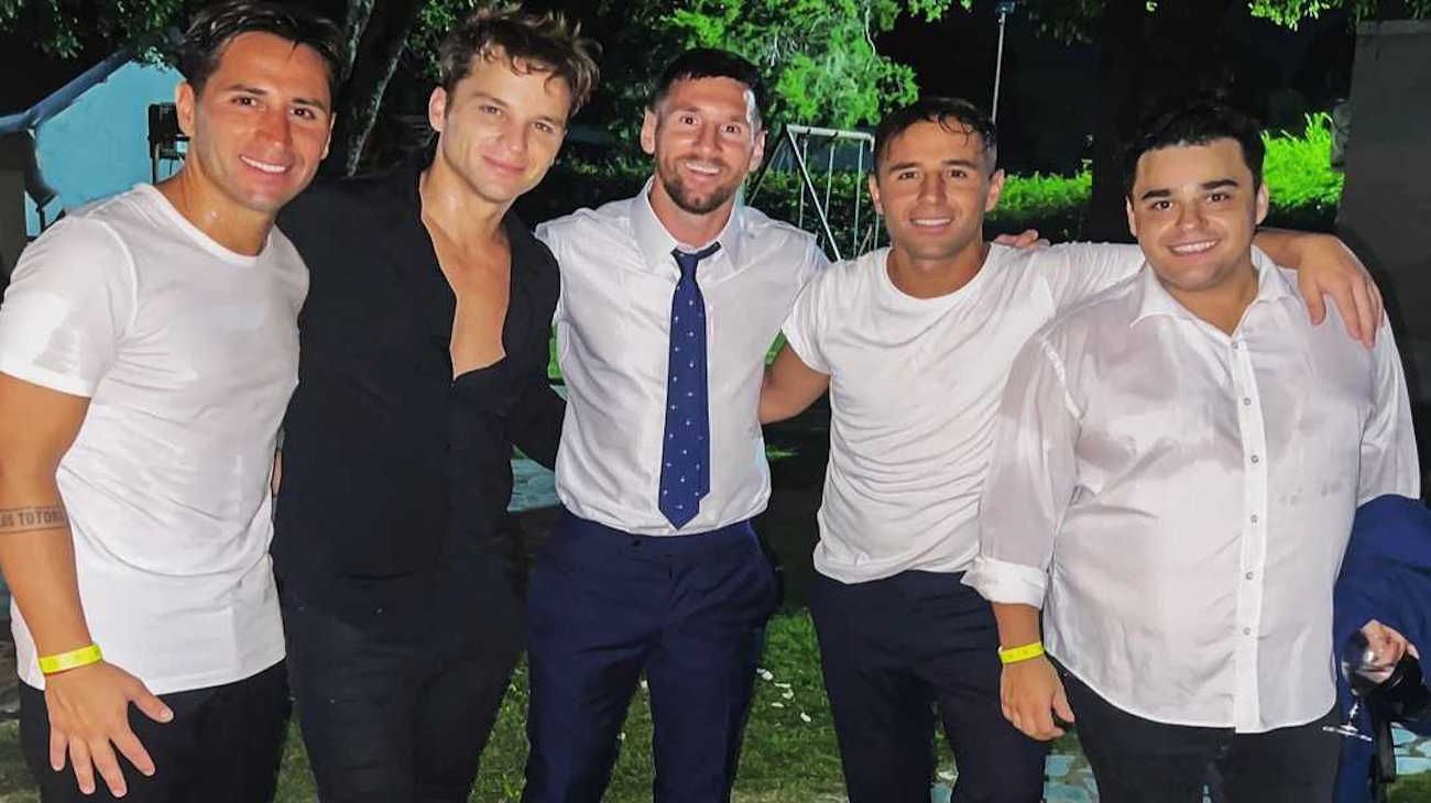 Lionel Messi brilló en el casamiento de su cuñada, la hermana menor de Antonela