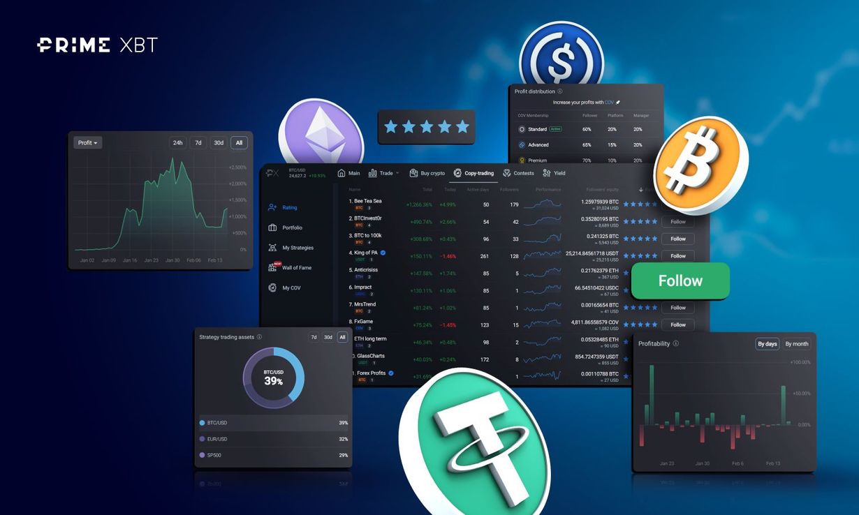 Intuitiva y fácil de utilizar: cómo invertir cripto en PrimeXBT