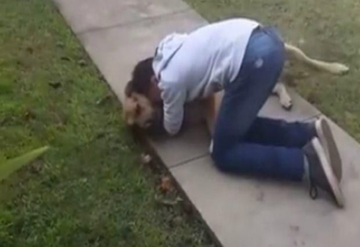 Emotivo reencuentro de un niño y su perro perdido por ocho meses