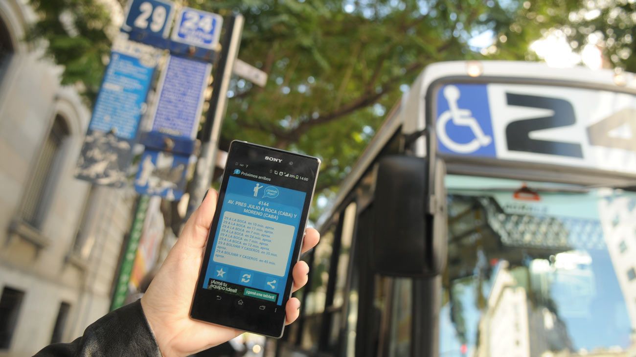 Desde septiembre, los porteños podrán saber cuándo llega el colectivo a la parada