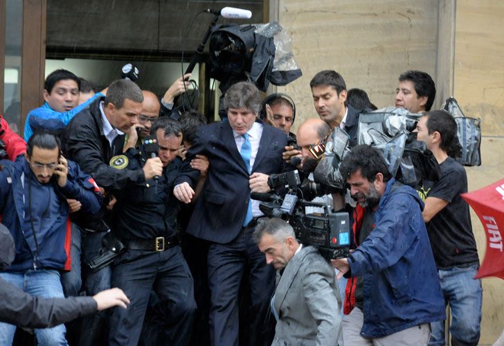 Backstage de la súbita aparición de Boudou y la tensa reunión con el juez