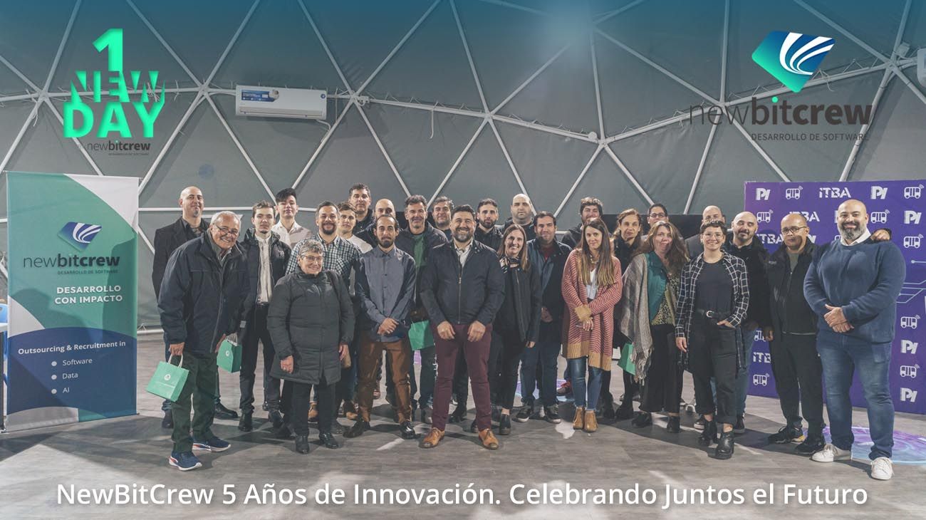 NewBitCrew: la empresa líder en desarrollo de software e innovación tecnológica celebró su quinto aniversario