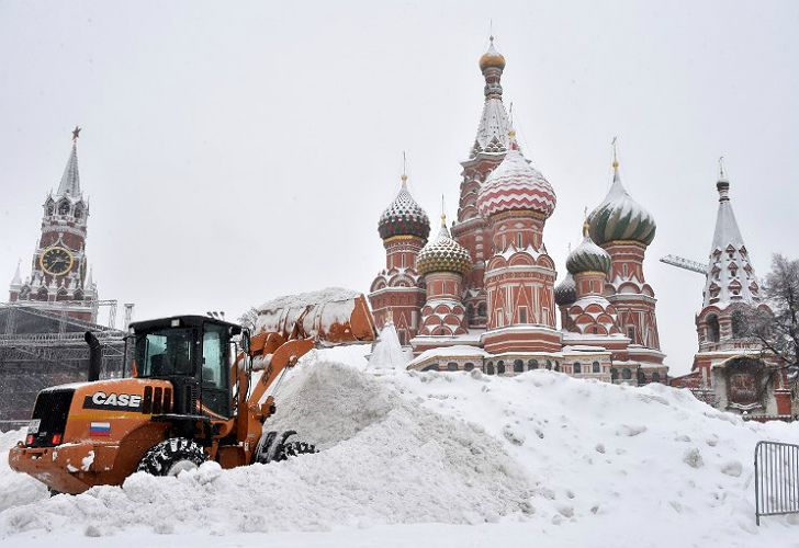 Fotos | Moscú bajo la nieve tras la mayor tormenta invernal de su historia