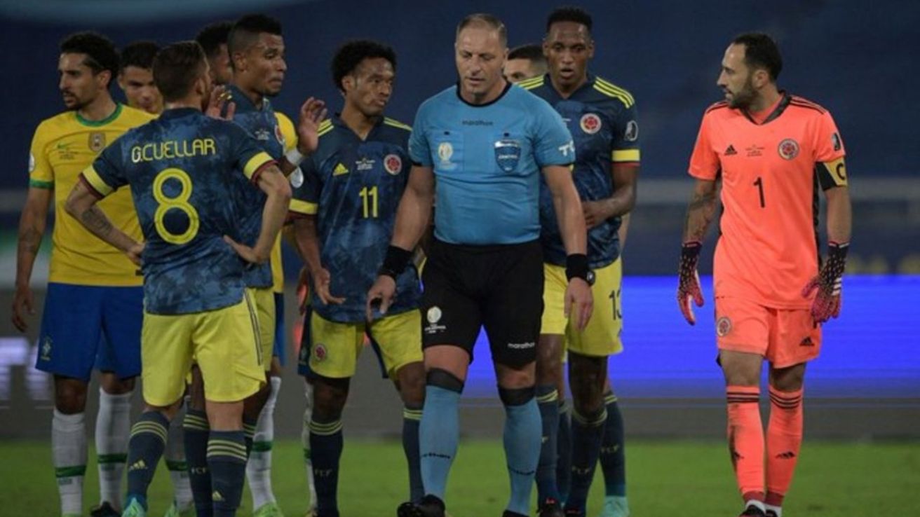 La familia de Pitana recibió custodia policial por amenazas luego del partido Brasil - Colombia