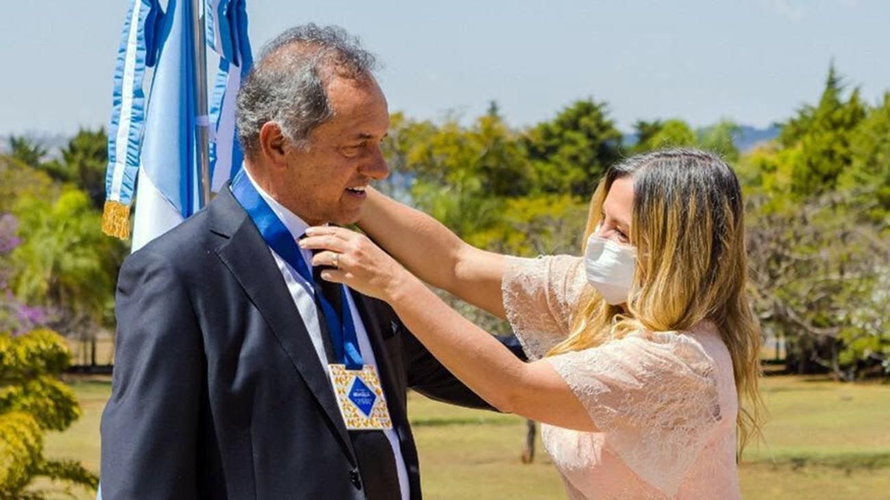 Daniel Scioli recibió un reconocimiento del Gobierno de Brasilia