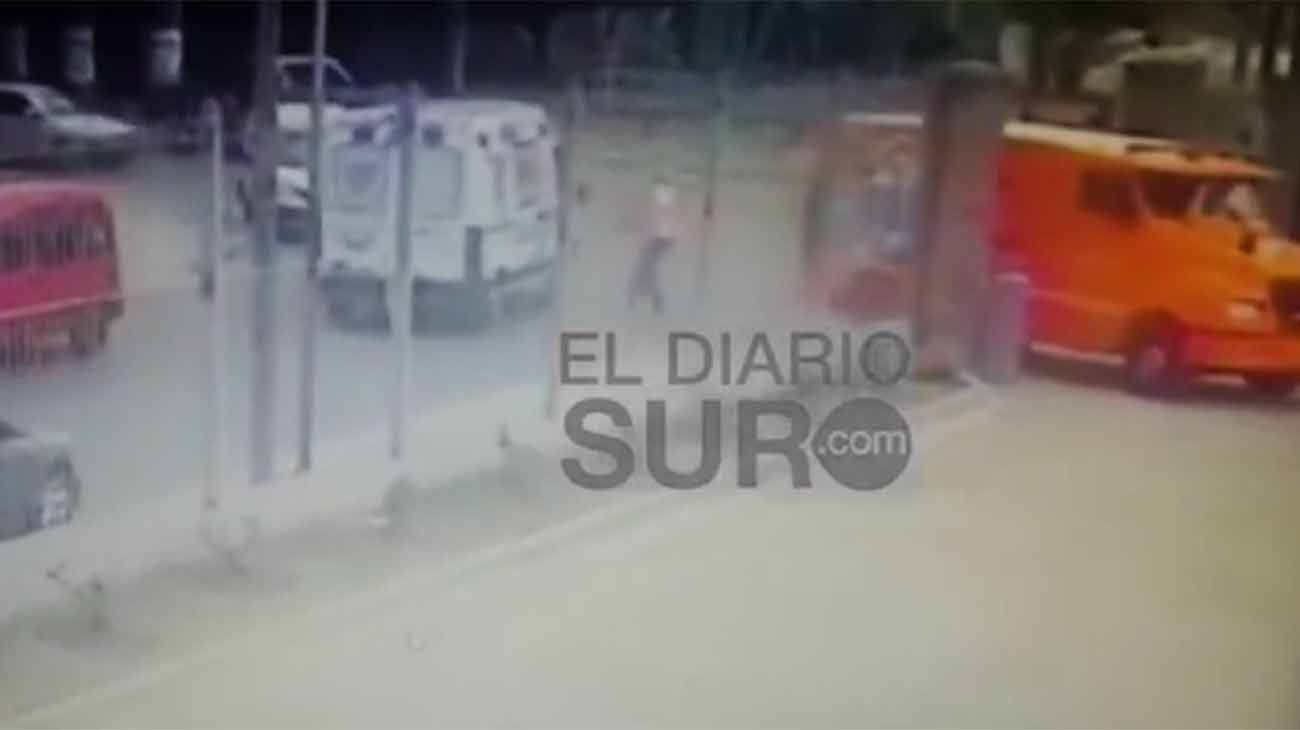 Insólito robo a un camión blindado que tenía la puerta abierta