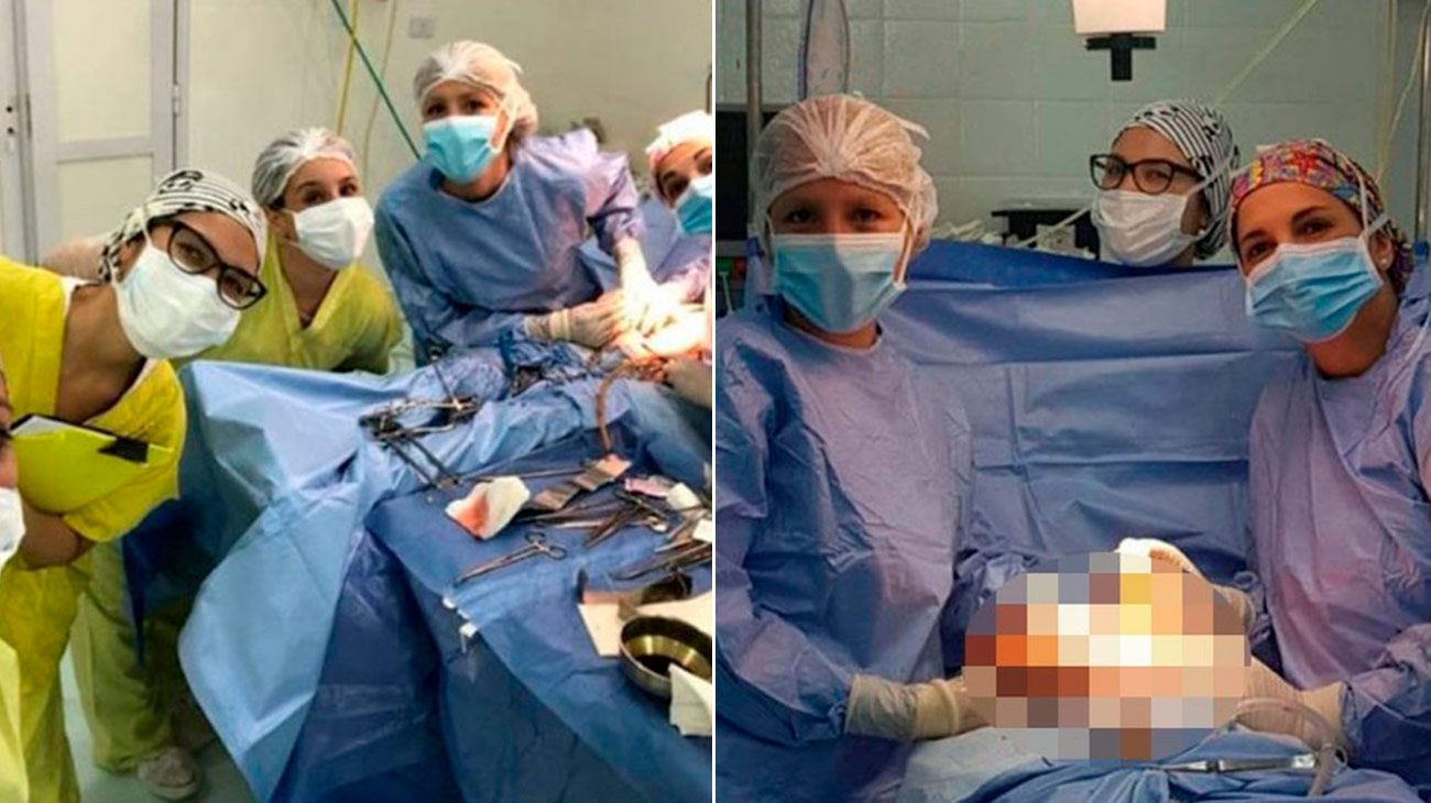 Suspendieron a un equipo médico por sacarse 'selfies' en una operación