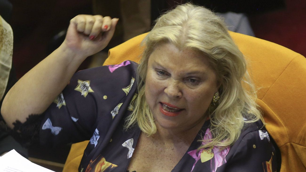 La respuesta de Carrió a incidentes fue con tuits y video: "No hubo represión"