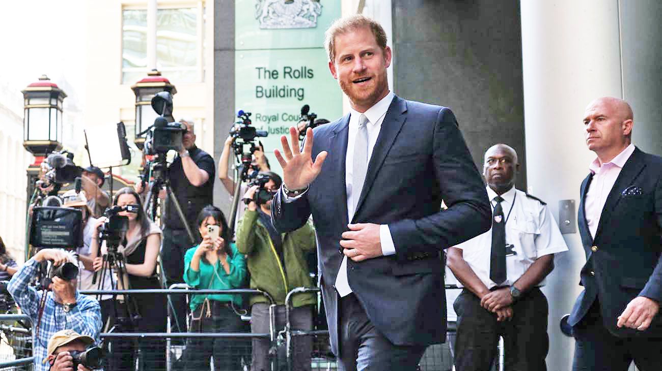 El príncipe Harry hizo declaraciones fuera de protocolo, en Londres