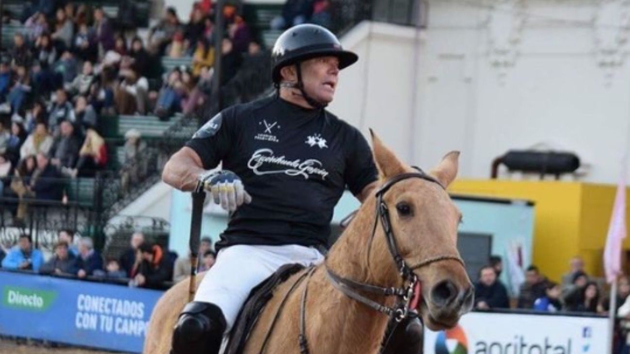 Fernando Burlando fue internado tras caerse de un caballo en un partido de polo