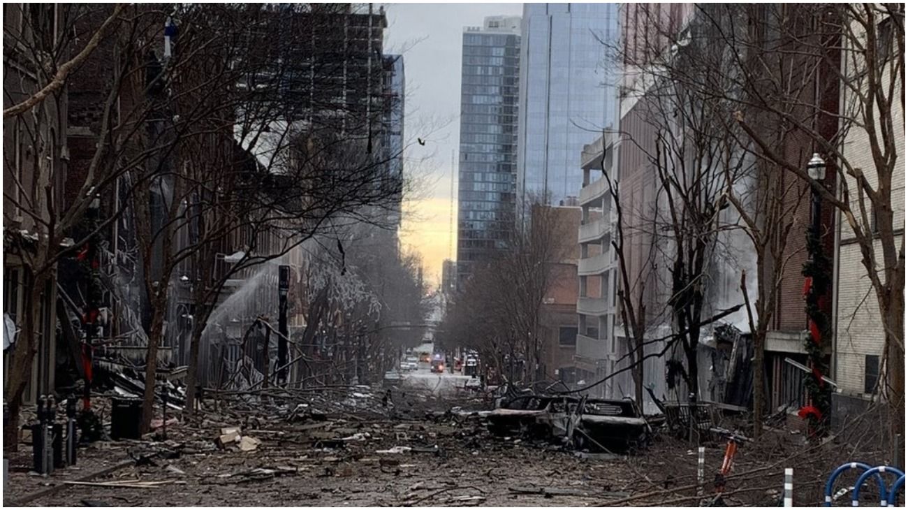 Fuerte explosión en Nashville: investigan si fue un atentado