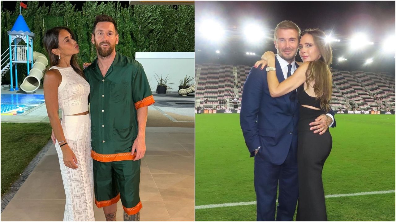 "Besos desde Miami": Lionel Messi y Antonela Roccuzzo cenaron con los Beckham en un exclusivo restaurante