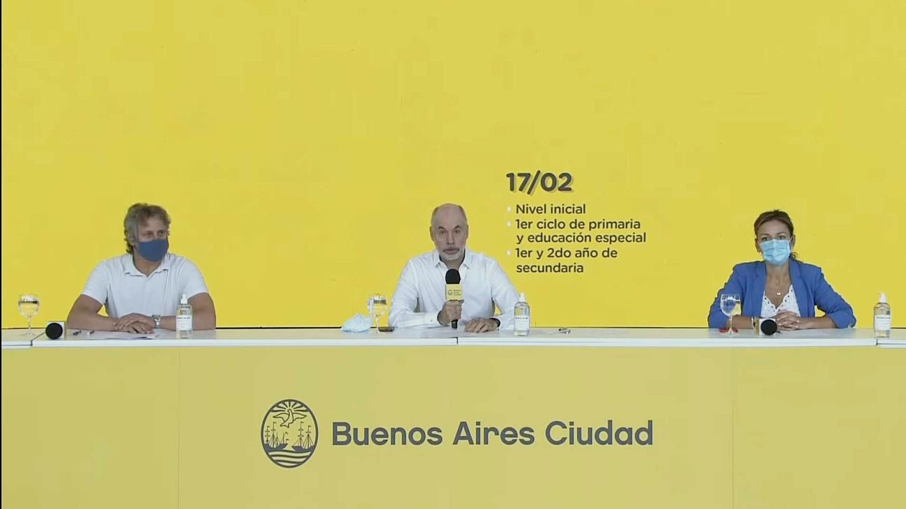 Rodríguez Larreta: "Los chicos tienen que volver a las aulas"