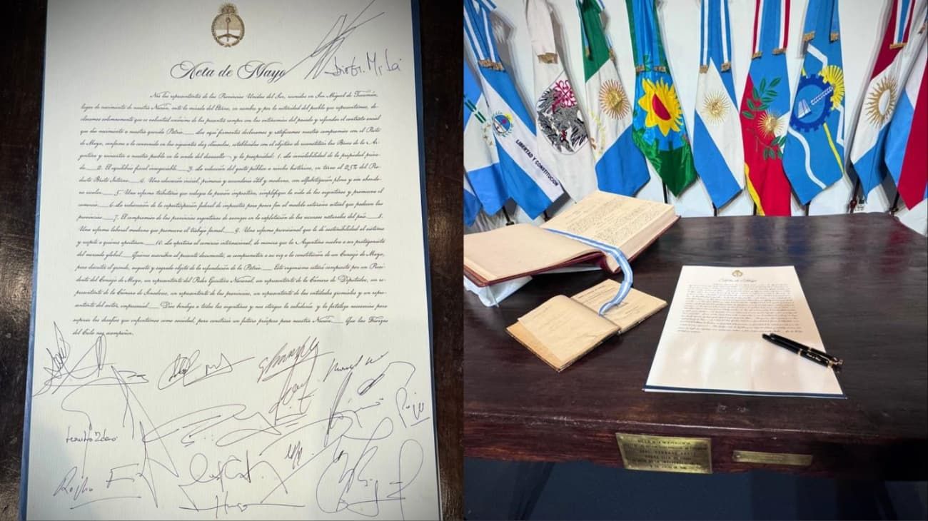 Qué dicen los 10 puntos que se firmaron en el Pacto de Mayo