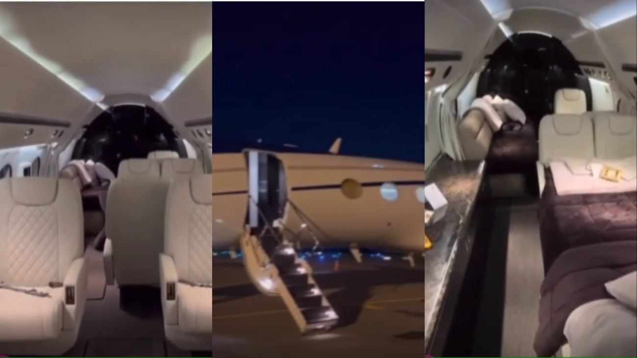 Cómo es el avión privado que alquiló Javier Milei para ir a Estados Unidos