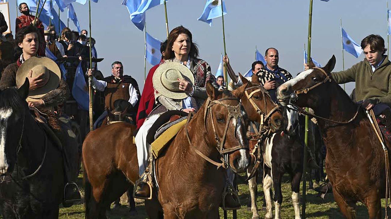 Montada a su proyecto 2023, Bullrich fue una protagonista