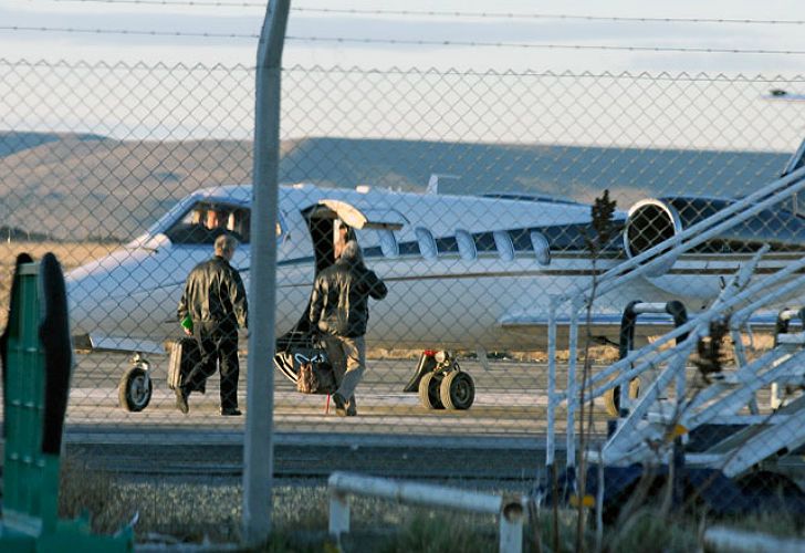 La aeronave de Lázaro Báez visitó ocho veces Uruguay