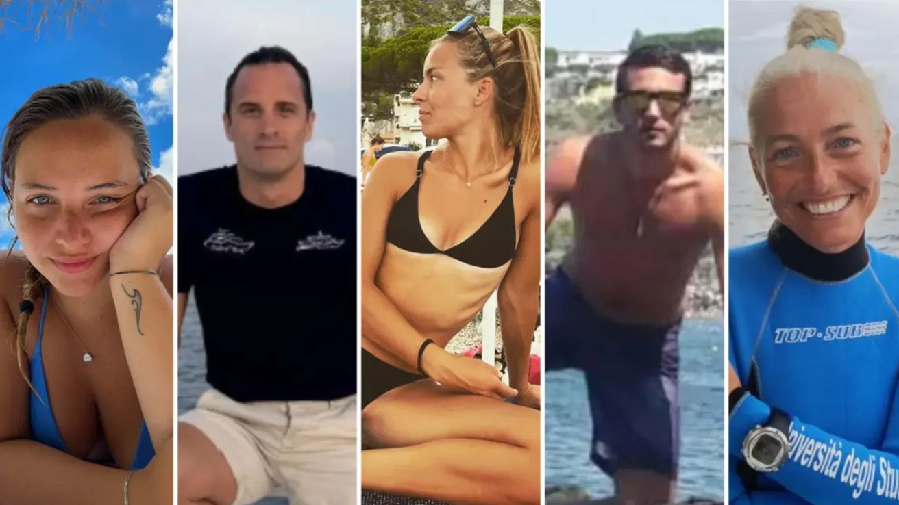 Quiénes son los cinco turistas italianos que murieron durante una excursión de buceo